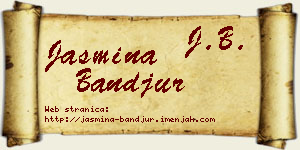 Jasmina Banđur vizit kartica